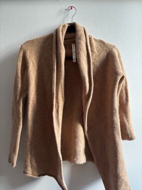 Babaton Open-Front Cardigan in Camel
